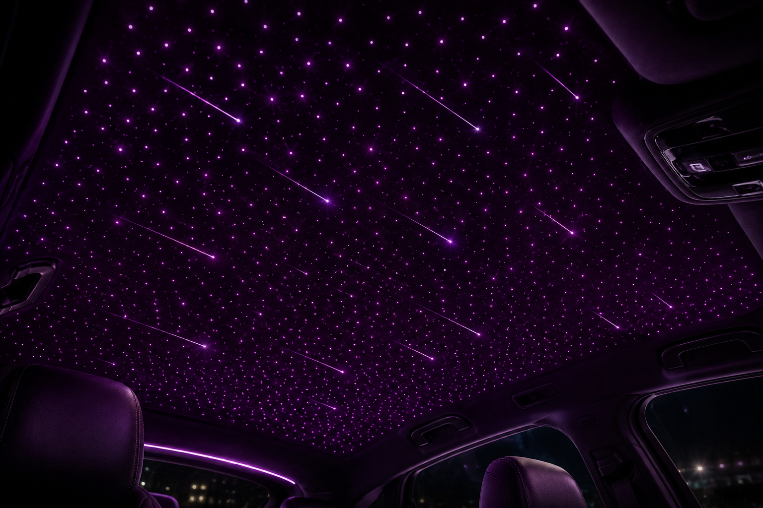 Starlight headliner package installation